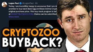 The Logan Paul CryptoZoo Buyback  EMERGENCY UPDATE [upl. by Annawaj]