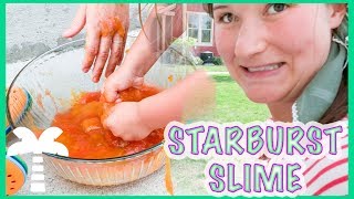 DIY EDIBLE 3 INGREDIENT STARBURST SLIME [upl. by Janeva]