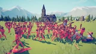 Clubbers VS Jarls Totally Accurate Battle Simulator [upl. by Reinertson]