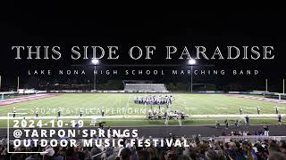 S24E6 20241019  Lake Nona High School Marching Band Tarpon Springs Outdoor Music Festival [upl. by Esorylime589]