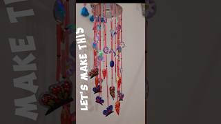 Handmade wind chime 😱diy youtubeshortscraft Handmade [upl. by Estren]