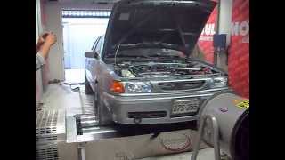 Nissan Sentra B13 Dyno Run GA16DNE  Turbo [upl. by Haneehs]