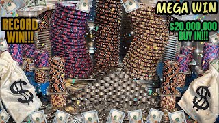 2000000000 BUY IN 100 QUARTER CHALLENGE HIGH RISK COIN PUSHER MEGA JACKPOT [upl. by Aenotna232]