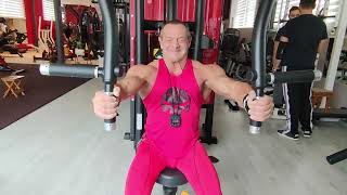 BODYBUILDING VENTURELLI MASSIMO ALLENAMENTO PETTORALI OVER 60 [upl. by Auguste]