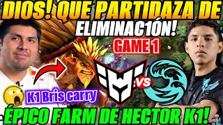 😲Hector K1 Bristleback Partidaza d Eliminación😲HEROIC vs BEASTCOAST Game 1  The International [upl. by Nyltiac873]