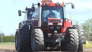 Case IH 7220 Magnum Pulling That Heavy Sledge at Jerslev Pulling Arena  Tractor Pulling DK [upl. by Nrehtak]