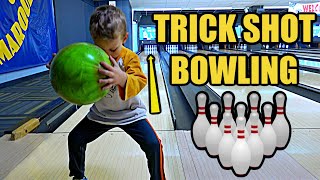 Bowling TRICK SHOT Challenge  Colin Amazing [upl. by Atnas]