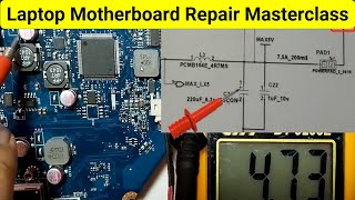 Masterclass Laptop Motherboard Repair Tutorial  3V and 5V Circuit Explained [upl. by Verla]