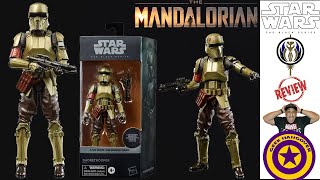 Star Wars Black Series Mandalorian Carbonized Shoretrooper Action Figure Unboxing and Review [upl. by Berna107]