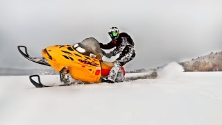 ITS ALIVE  400 Marketplace Snowmobile First Ride 99 Ski Doo MXZ 600 [upl. by Luhem]