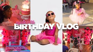 Nyielle’s 4th Birthday Party Vlog 🥳 [upl. by Oiramaj]