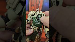 Minute review of JoyToy Warhammer 40K Dark Angels Deathwing Knight with Mace of Absolution [upl. by Mcintosh887]