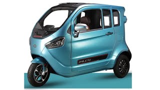 Fully Enclosed Electric Tricycle 2024 new style 3 seater with 60v battery for adult use [upl. by Prudhoe55]