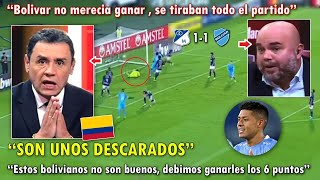 DESTROZADOS PERIODISTAS COLOMBIANOS REACCIONARON ASI A MILLONARIOS VS BOLIVAR 11 HOY [upl. by Sigler554]