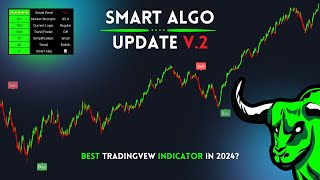 Best Buy and Sell Indicator On TradingView  Smart Algo Update V2 [upl. by Enelegna]