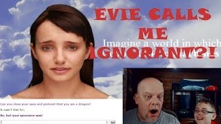 Crazy Evie  Existor AI  Evie Calls ME Ignorant [upl. by Tabby]