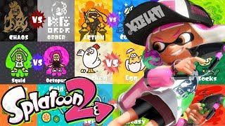 All Splatoon 2 Splatfest Results [upl. by Aikemat]