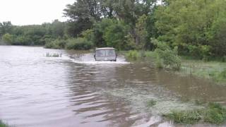 Pinzgauer flood water crossing [upl. by Castorina527]