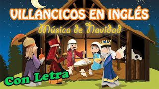 Villancicos de Navidad en Inglés con Letra 🎅 Canciones Navideñas en Inglés versión Karaoke 🌟 [upl. by Ahsinid]