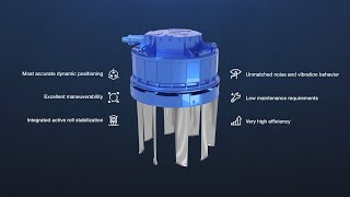 The first electric Voith Schneider Propeller eVSP with eight blades [upl. by Elburt670]