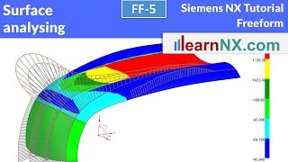 Siemens NX tutorial  Surface analysing [upl. by Ydurt]