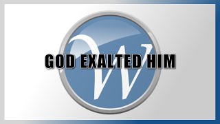 God Exalted Him Trio  Wyldewood Baptist Music [upl. by Arem]