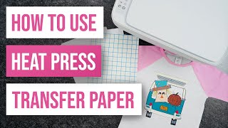 🤩 How To Use Heat Press Transfer Paper [upl. by Lleneg356]