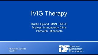 IVIG Therapy [upl. by Misak]