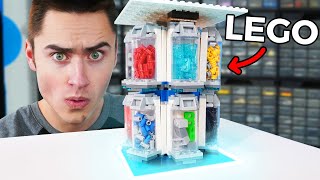 I Built the COOLEST LEGO Invention hidden storage [upl. by Hamilah871]