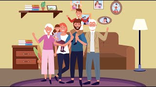 Family Reunion Planner  Cartoon Animated Explainer Video Example [upl. by Colette]