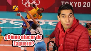 ¿Cómo ATACAR de ZAGUERO en voleibol  La bola PIPE [upl. by Lon]