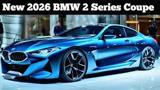 New 2026 BMW 2 Series Coupe Imagined Looks Like a Small 8er  NextGen F74 BMW 2 Series  BMW Specs [upl. by Orthman]