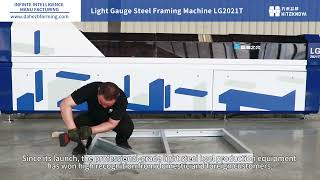 Hiteknova Light Steel Framing Roll Forming Machine LG2021T [upl. by Eda978]