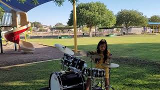 Drumming in the park  Practicando bateria [upl. by Lodmilla]