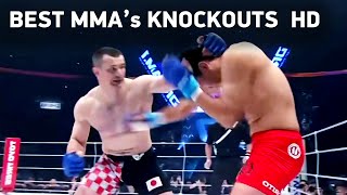 MMAs Best Knockouts of Dream Cro Cop Diaz Overeem Kharitonov Mousasi Choi [upl. by Eiramik]