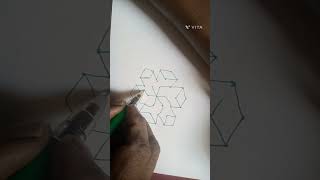 Kolam 7to 4 kolam kolam shortvideo [upl. by Idoc379]