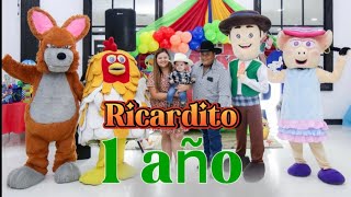 Ricardito 1 año [upl. by Zippel874]