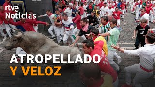 SAN FERMÍN 2024 SÉPTIMO ENCIERRO muy PELIGROSO por las CAÍDAS de los CORREDORES  RTVE [upl. by Ariat]