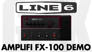 Line 6  AMPLIFi FX100 Bluetooth Multi FX and Amp Modeller [upl. by Scherle374]