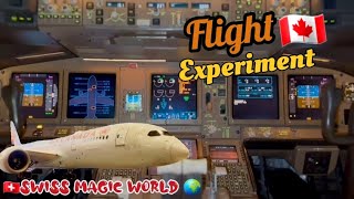 Flight inside View 🛩🔥 Air Canada Plane 4K HD video 🇨🇦 [upl. by Baylor286]