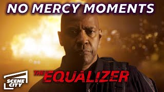 No Mercy Moments From The Equalizer Movies Denzel Washington hd 4k action [upl. by Persse661]