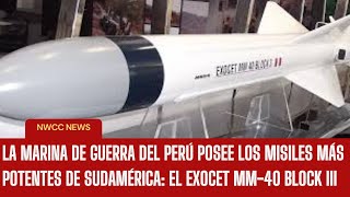 La Marina de Guerra del Perú Posee los Misiles Más Potentes de Sudamérica Exocet MM40 Block III [upl. by Boswall]