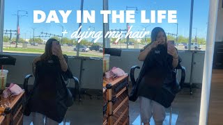 day in the life DYING MY HAIR  Analeigha Nguyen [upl. by Netsew]