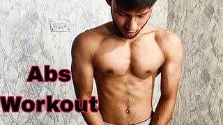 Abs workout at home 🏡 workout homeworkout fitness abs absworkout [upl. by Morganstein]