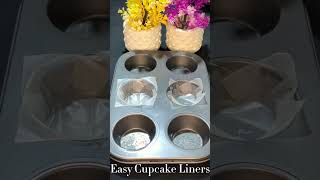 How to make Cupcake liners cupcakeliners ytshorts youtube youtubeshorts shorts short trending [upl. by Berlyn]