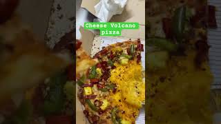 Cheese volcano pizza pizza dominospizza food [upl. by Natsreik]