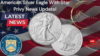 Silver American Eagle Star Privy Mark New News [upl. by Gilbertson]