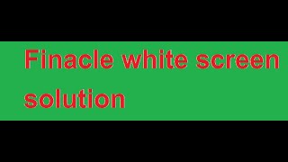 Finacle white screen solution on NSP2 or slow internet connection in windows 8 or windows 10 OS [upl. by Talia]