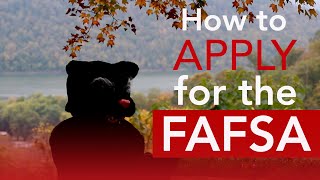 How to apply for the FAFSA [upl. by Nyliac646]