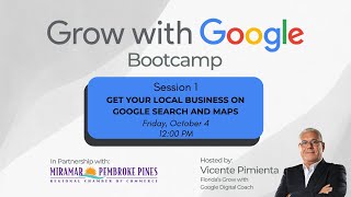 Grow with Google Bootcamp Session 1 [upl. by Nauqahs]